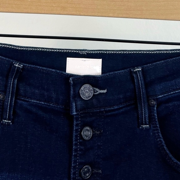 NWT Mother The Pixie Rail Skimp Straight Jeans Karaoke in Kyoto - Picture 7 of 13